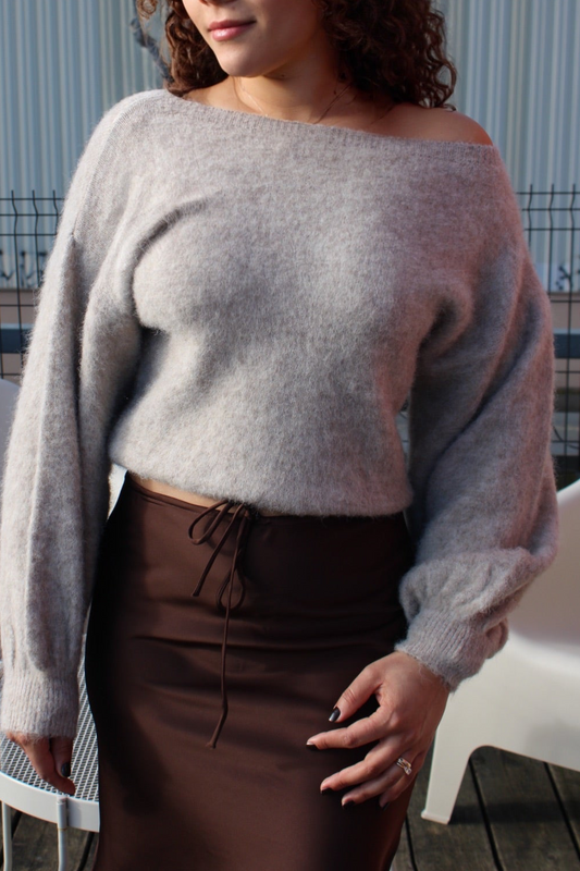 Off shoulder (Beige)