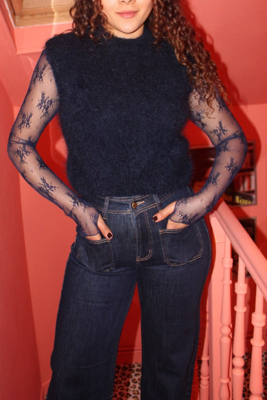 Top Mohair (Dark Blue)